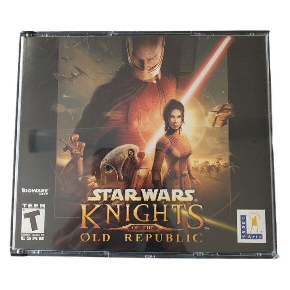 Star Wars Knights Of The Old Republic WINDOWS LucasArts Bioware 2003 4 Discs - Picture 1 of 12